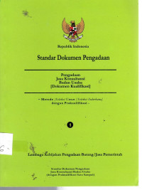 Standar Dokumen Pengadaan : Pengadaan Jasa Konsultasi Badan Usaha 1