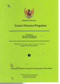 Standar Dokumen Pengadaan : Pengadaan Pekerjaan Pekerjaan Konstruksi 7