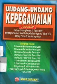 Undang-Undang Kepegawaian Lengkap