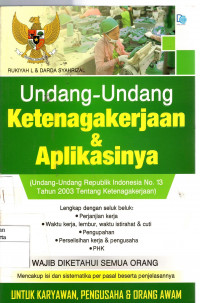 Undang-Undang Ketenagakerjaan & Aplikasinya