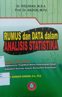 Rumus dan Data Dalam Analisis Statistika