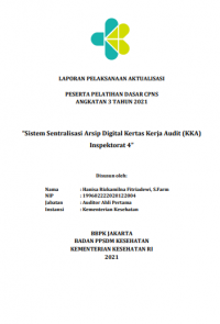 Sistem Sentralisasi Arsip Digital Kertas Kerja Audit (KKA) Inspektorat 4