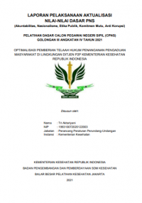 Optimalisasi Pemberian Telaah Hukum Penanganan Pengaduan Masyarakat di Lingkungan Ditjen P2P Kementerian Kesehatan Republik Indonesia