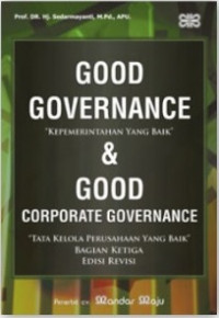 Good Governance & Good Corporate Governance